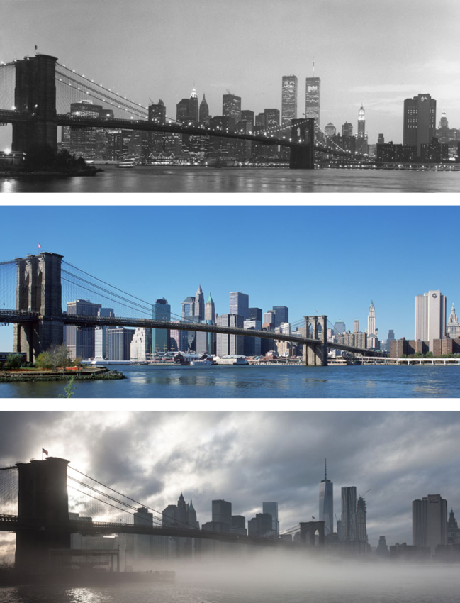 New York before and after - Skyline