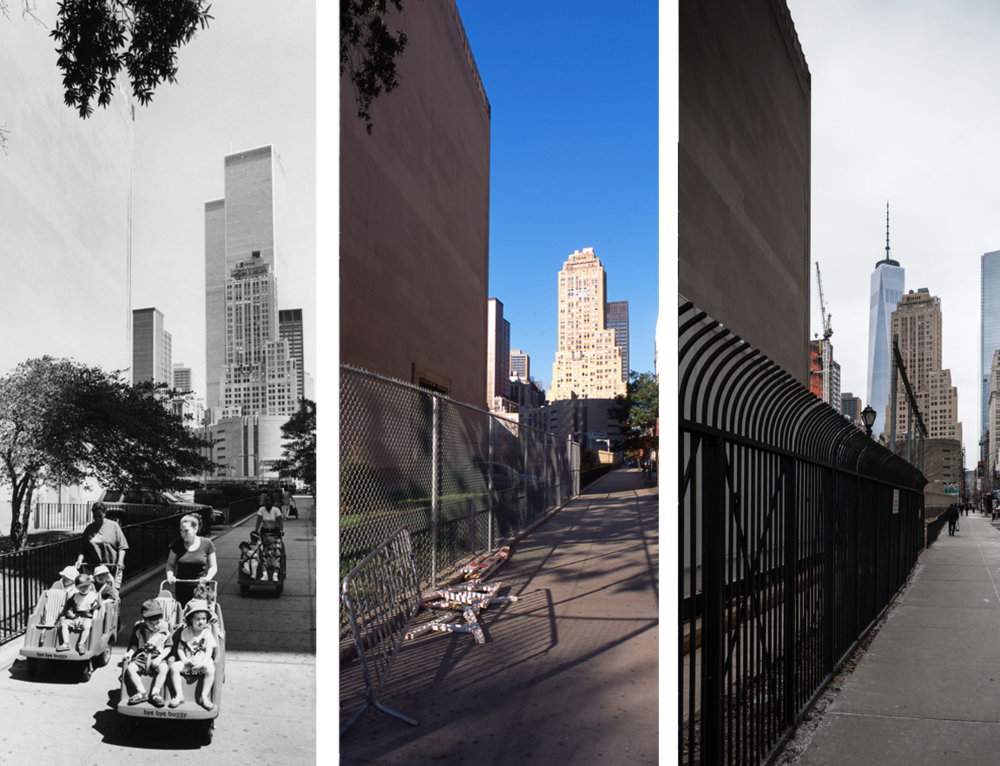 New York before and after - Downtown